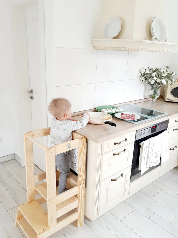 Tour d'observation Montessori ajustable, avec ou sans tableau noir | 3 hauteurs