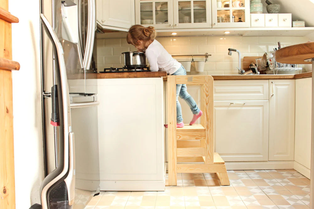 Tour d'observation Montessori ajustable, avec ou sans tableau noir | 3 hauteurs