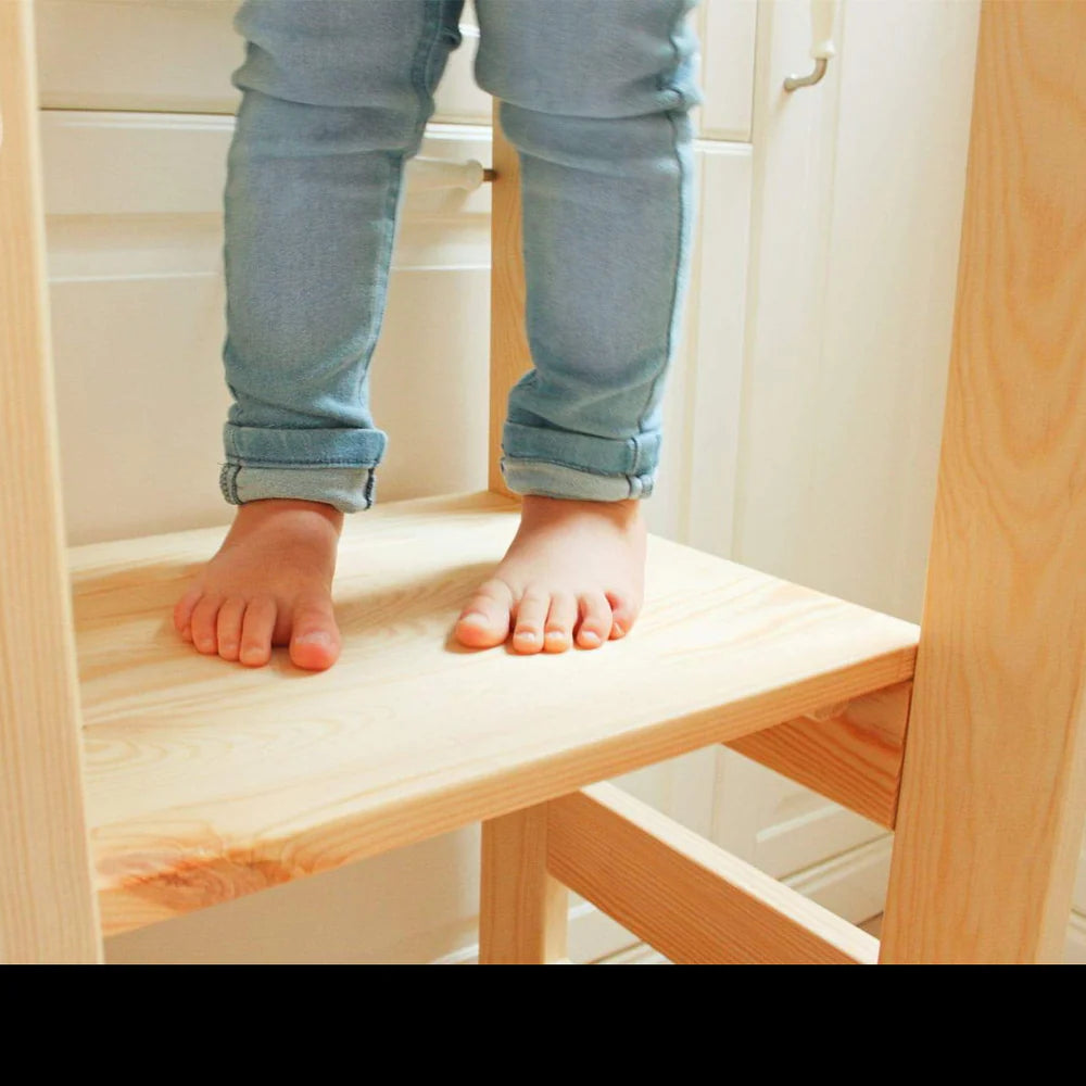 Tour d'observation Montessori ajustable, avec ou sans tableau noir | 3 hauteurs