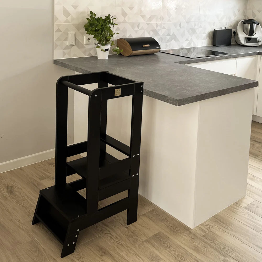 Tour d'observation Montessori ajustable, avec ou sans tableau noir | 3 hauteurs