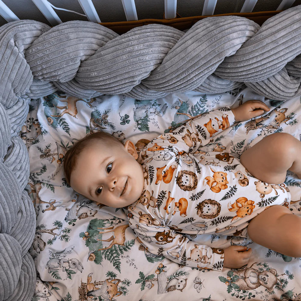 Tresse de lit en velours Corduroy à larges côtes Aesthetic | 3 tailles