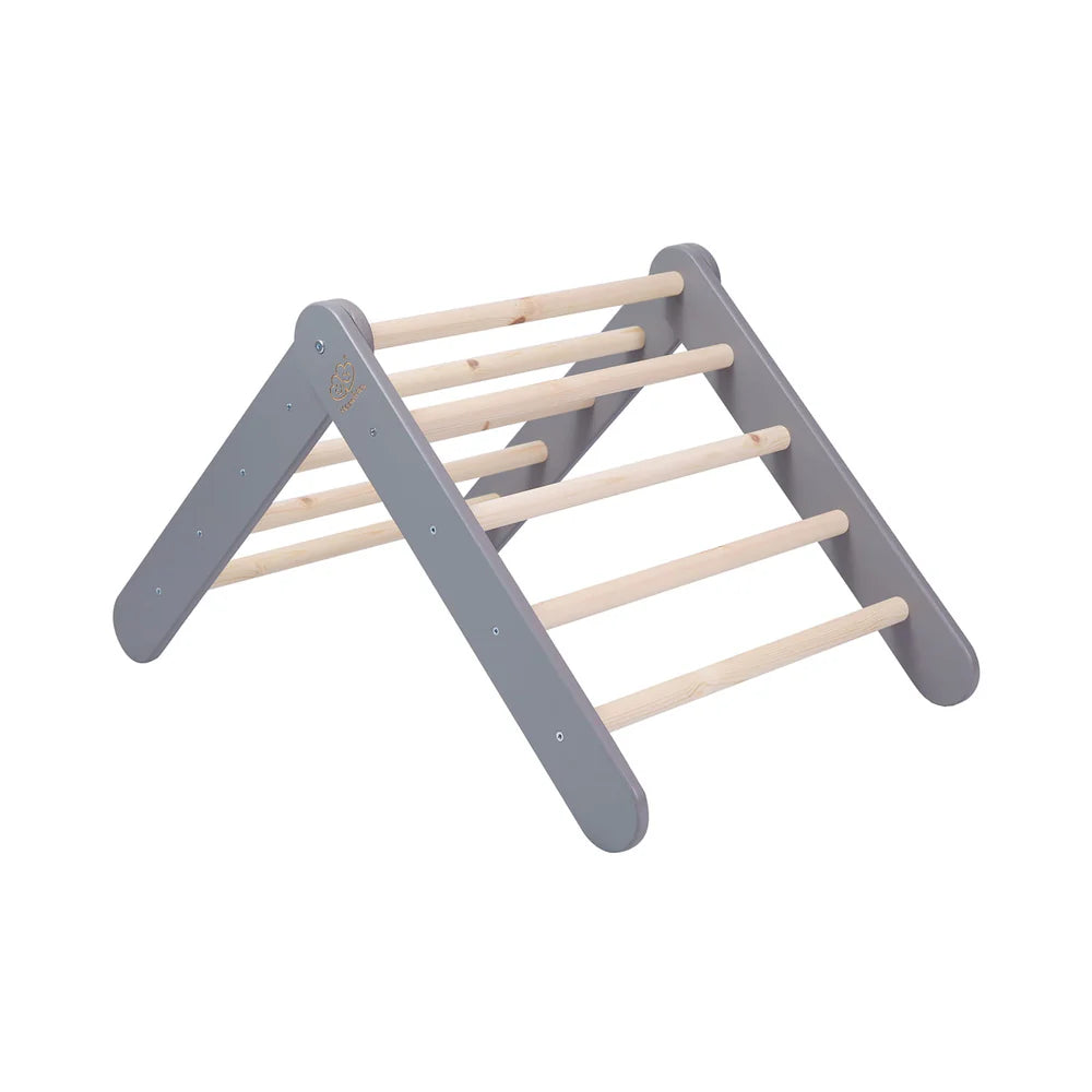 Triangle de Pikler en bois, avec option cabane