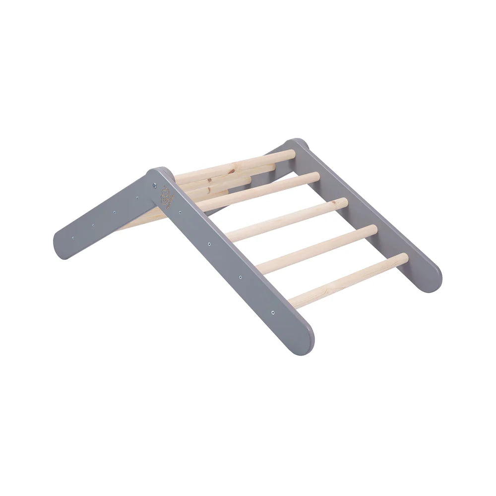 Triangle de Pikler en bois, avec option cabane