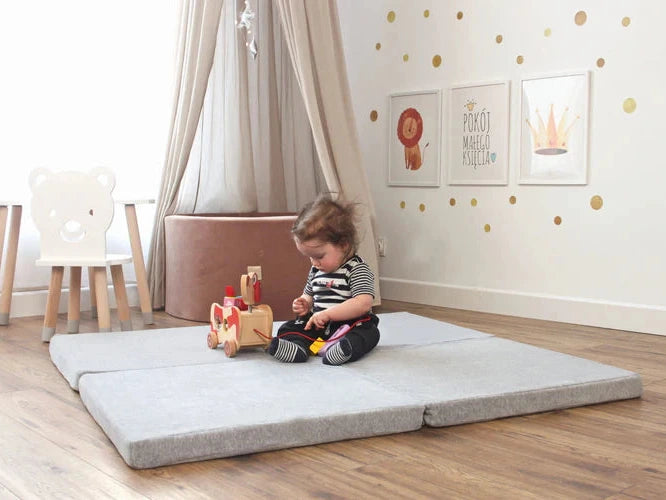 Tapis de jeu carré en velours