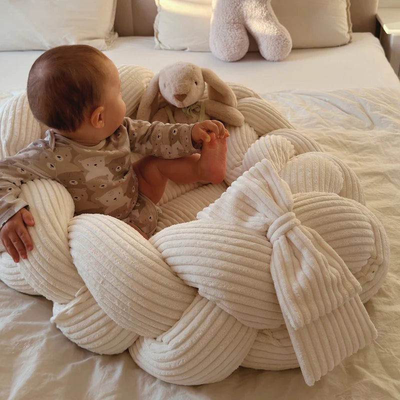 Cocon, réducteur de lit pour bébé en velours Corduroy à larges côtes Aesthetic