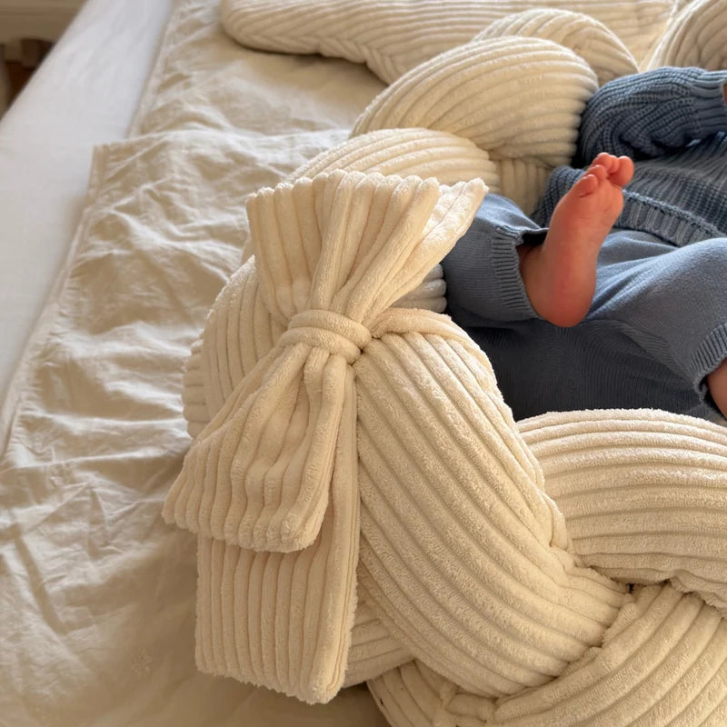Cocon, réducteur de lit pour bébé en velours Corduroy à larges côtes Aesthetic