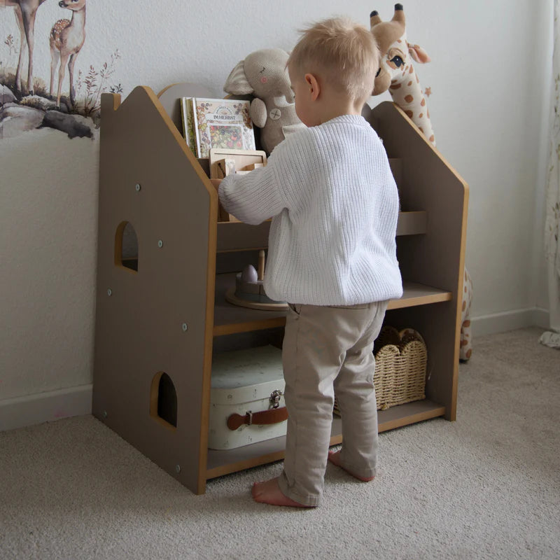 Bibliothèque Montessori avec étagère en bois - Cloudy