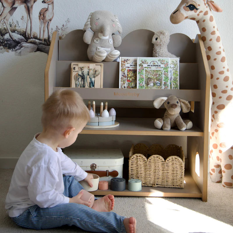 Bibliothèque Montessori avec étagère en bois - Cloudy