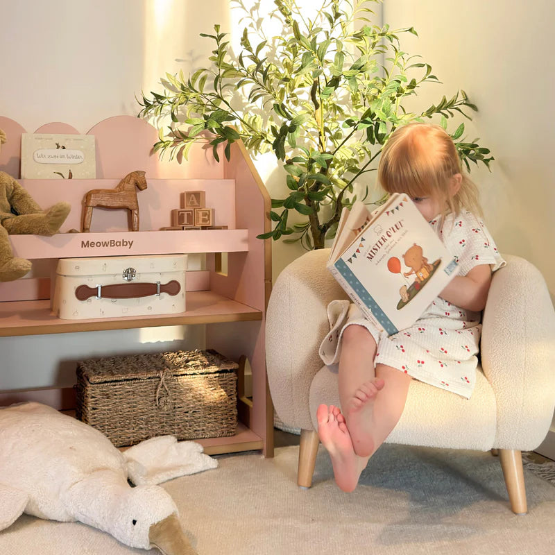 Bibliothèque Montessori avec étagère en bois - Cloudy