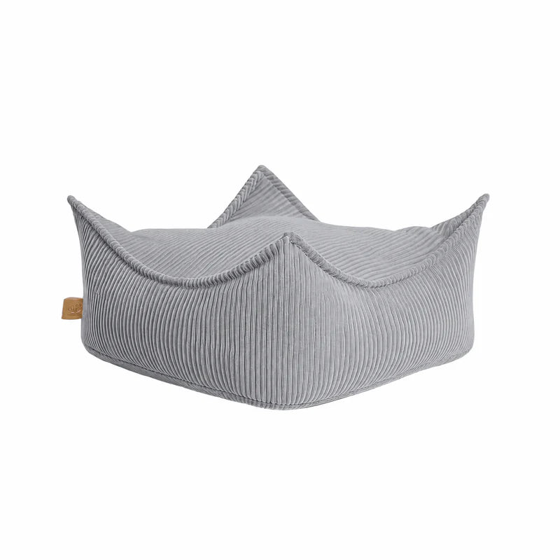 Coussin de sol carré en velours Corduroy à larges côtes Aesthetic