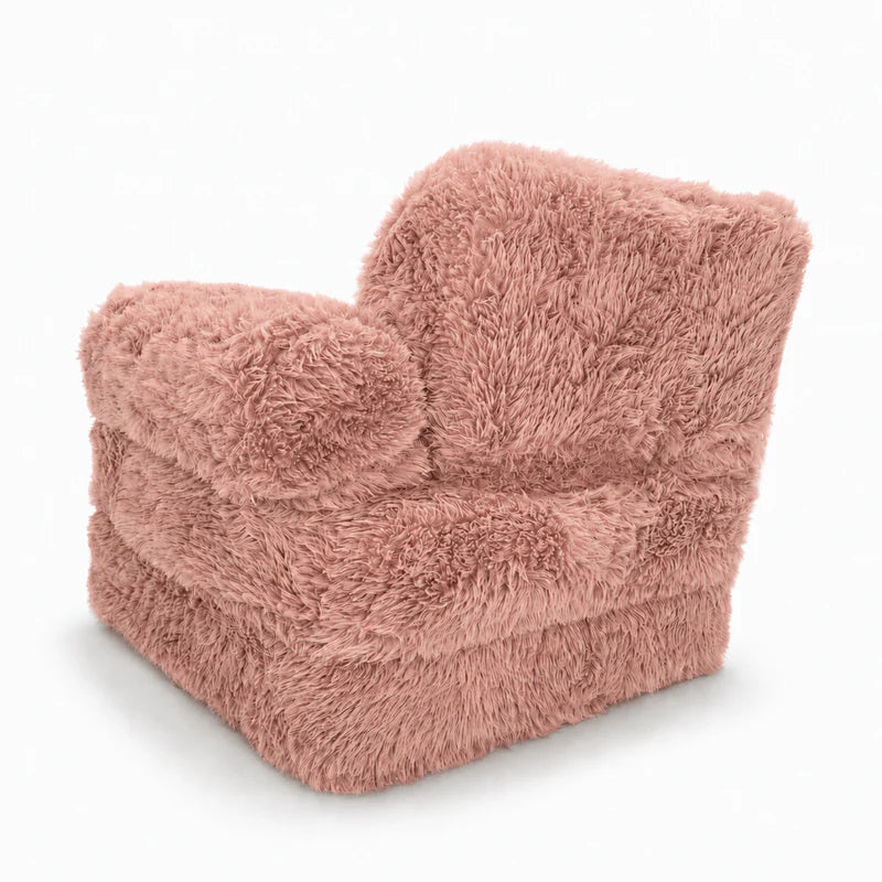 Fauteuil modulable Pocket 60cm en fourrure Mammouth | 3 Pièces