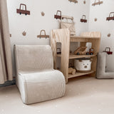 Fauteuil nuage en velours Corduroy à fines côtes Slimcord
