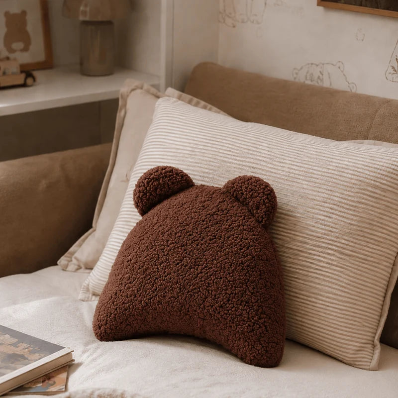 Grand coussin Ours en peluche Bearly en forme d'Ours