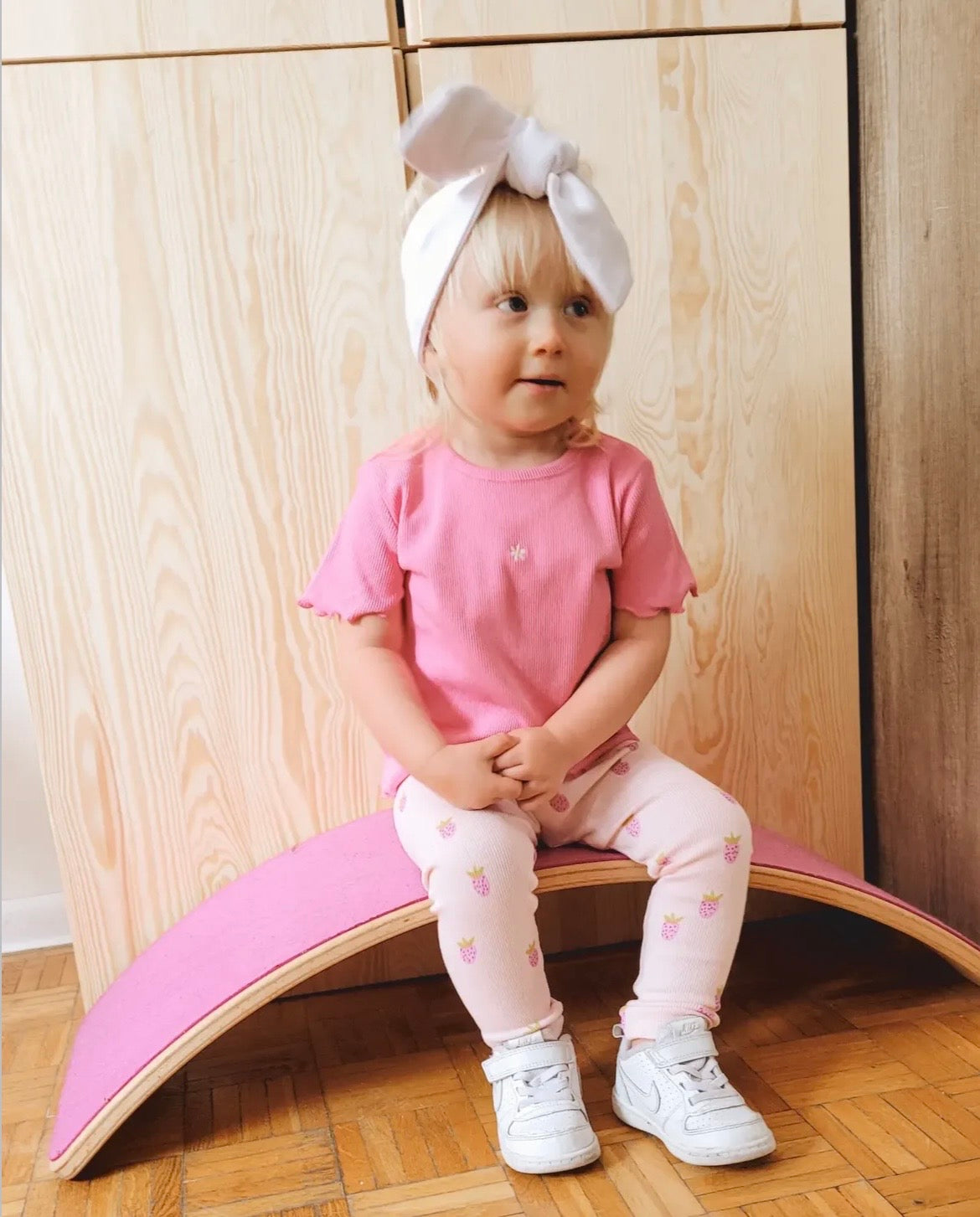 Planche d’équilibre avec feutre - Bois