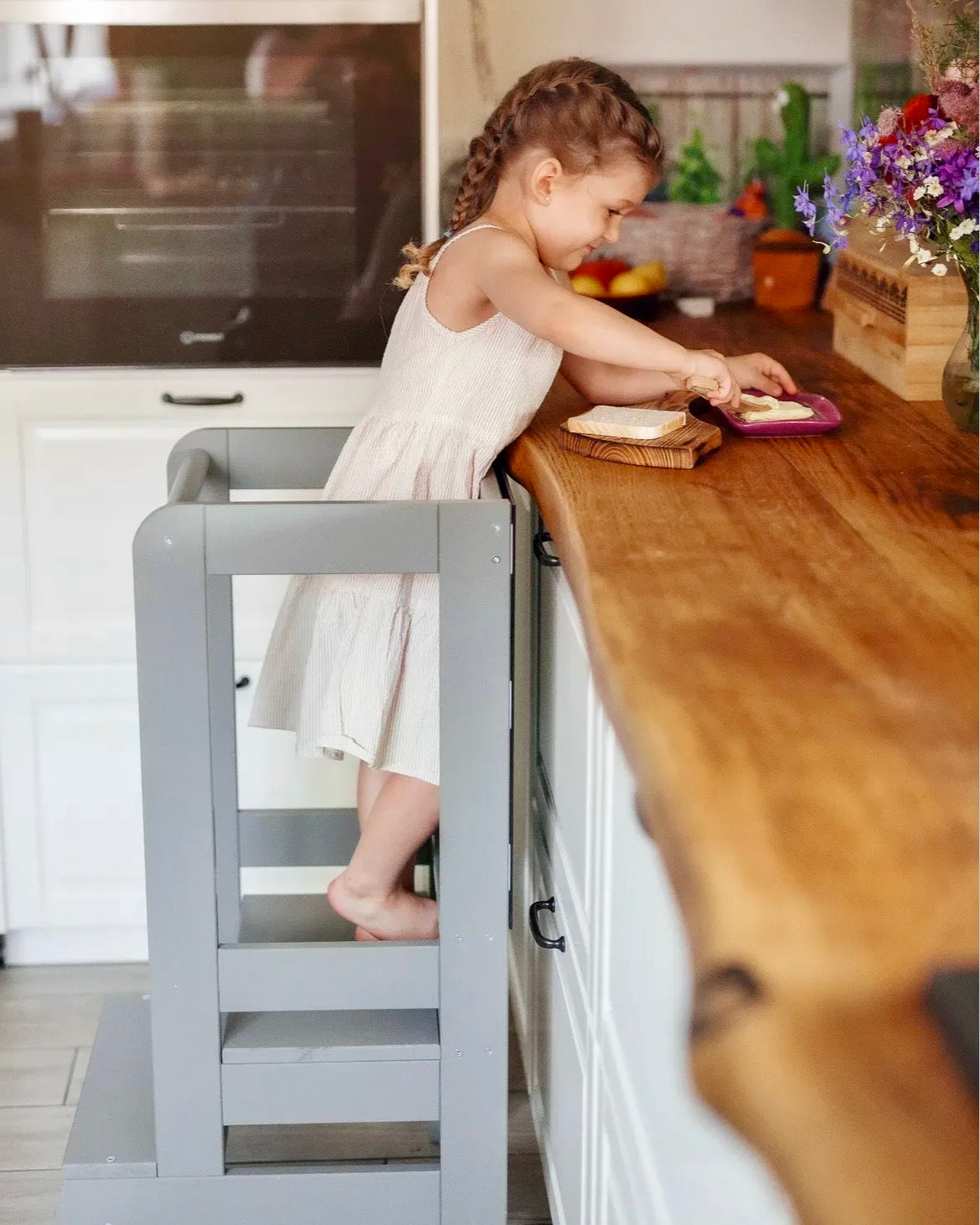 Tour d'observation Montessori ajustable, avec ou sans tableau noir | 3 hauteurs