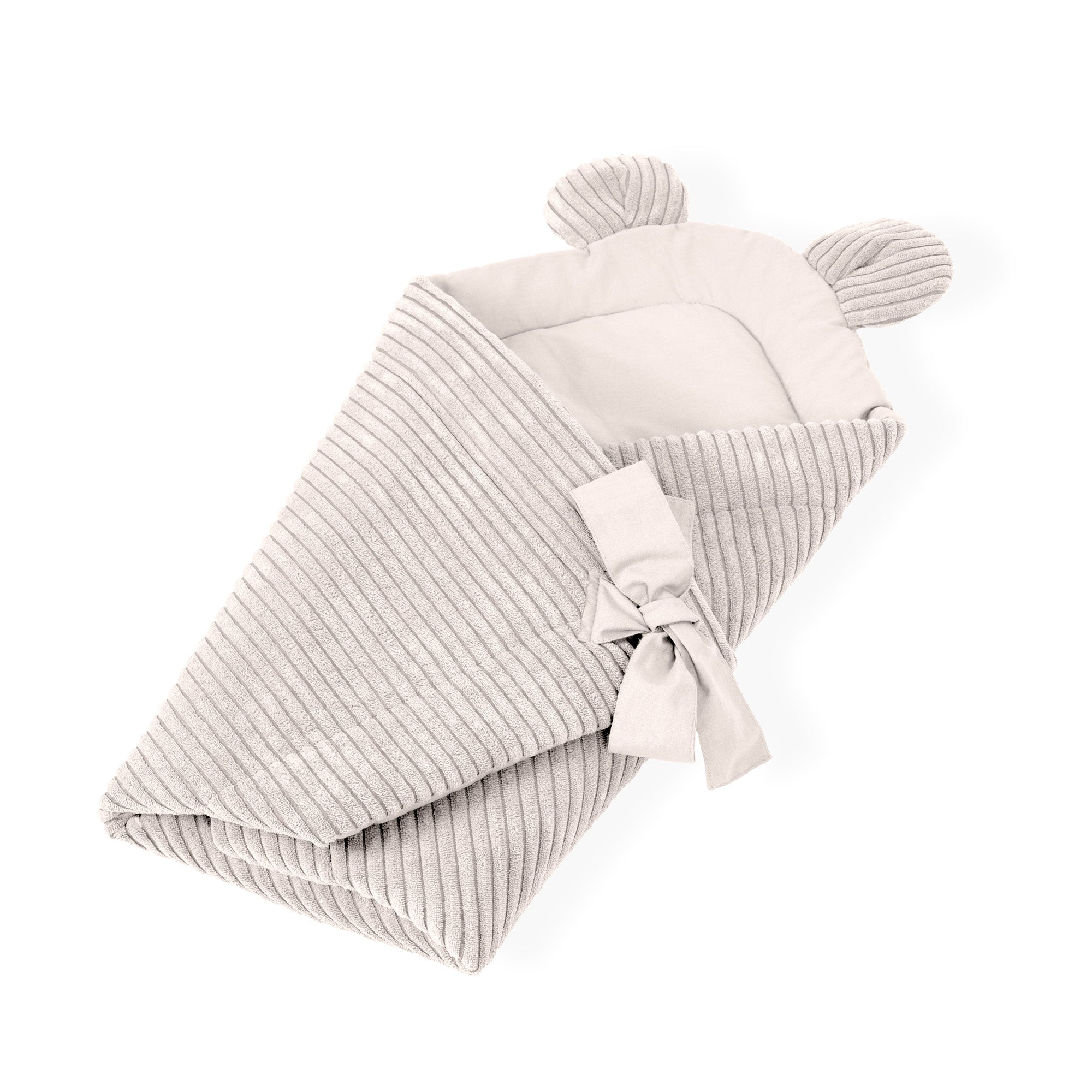 Couverture d'emmaillotage en velours Corduroy à larges côtes Aesthetic - Souris