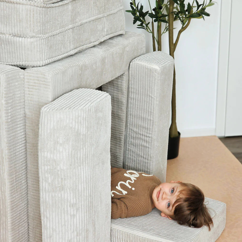 Matelas Arche pour canapé de jeu modulable Premium 160cm en Corduroy à larges côtes Aesthetic