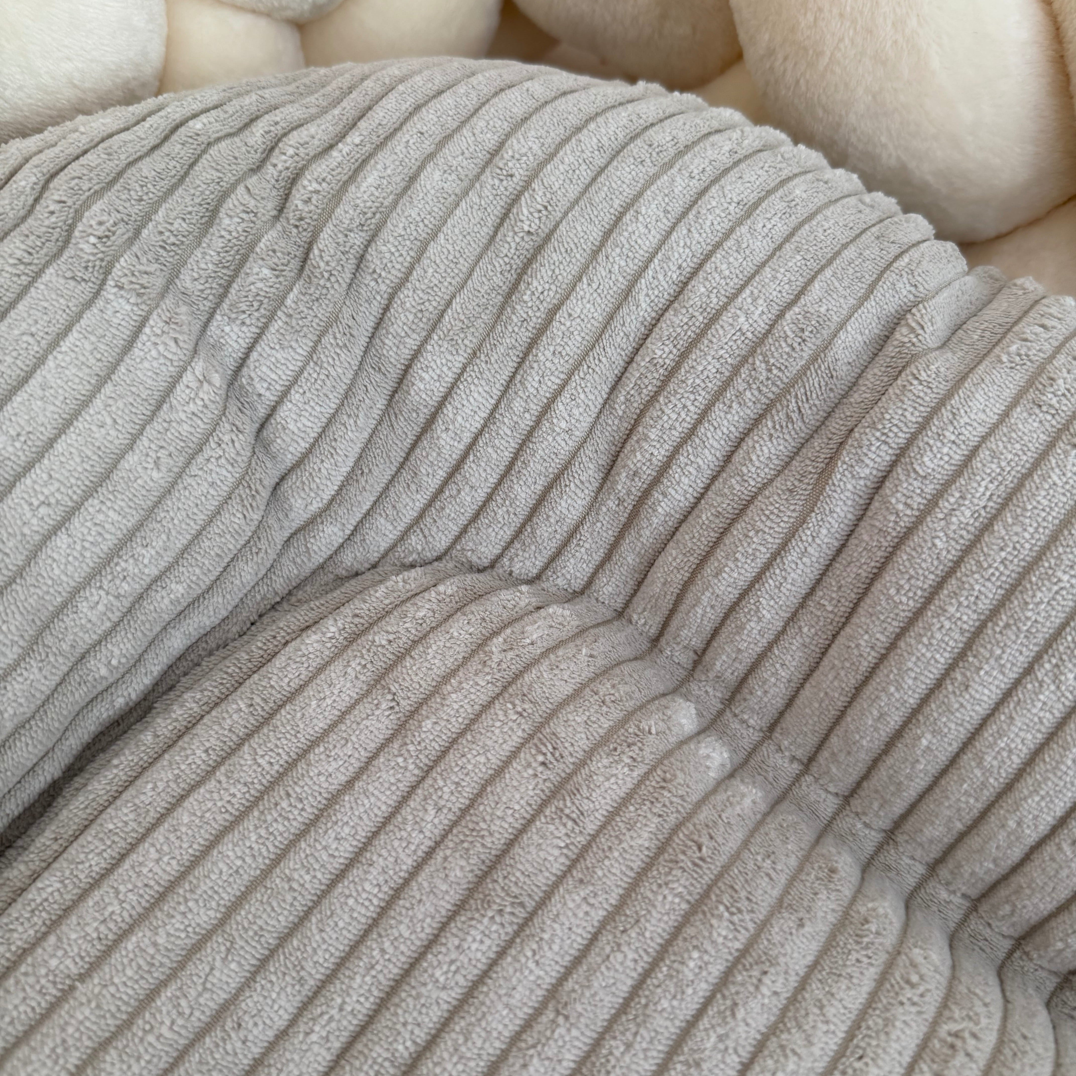 Couverture d'emmaillotage en velours Corduroy à larges côtes Aesthetic - Ours
