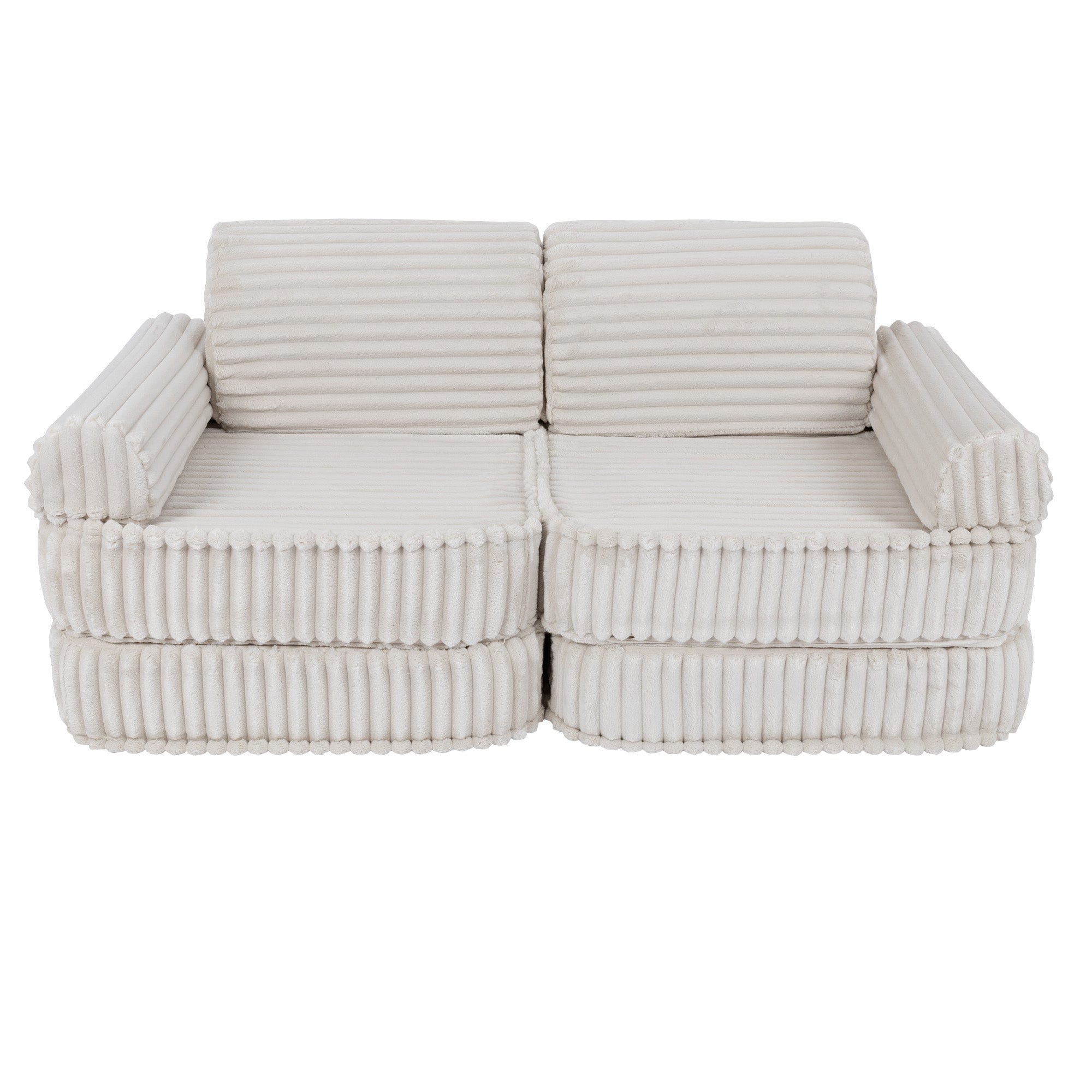 Meowbaby - Churros Sofa Plus - Modular Kids Play Sofa Bed | 10 Pieces