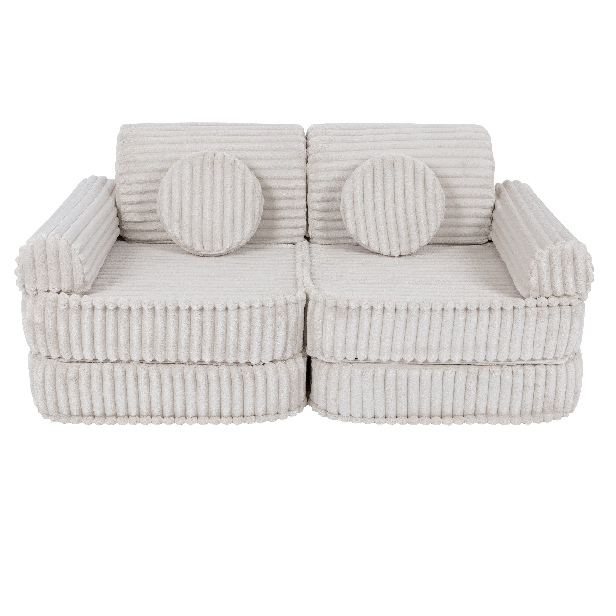 Meowbaby - Churros Sofa Plus - Modular Kids Play Sofa Bed | 10 Pieces