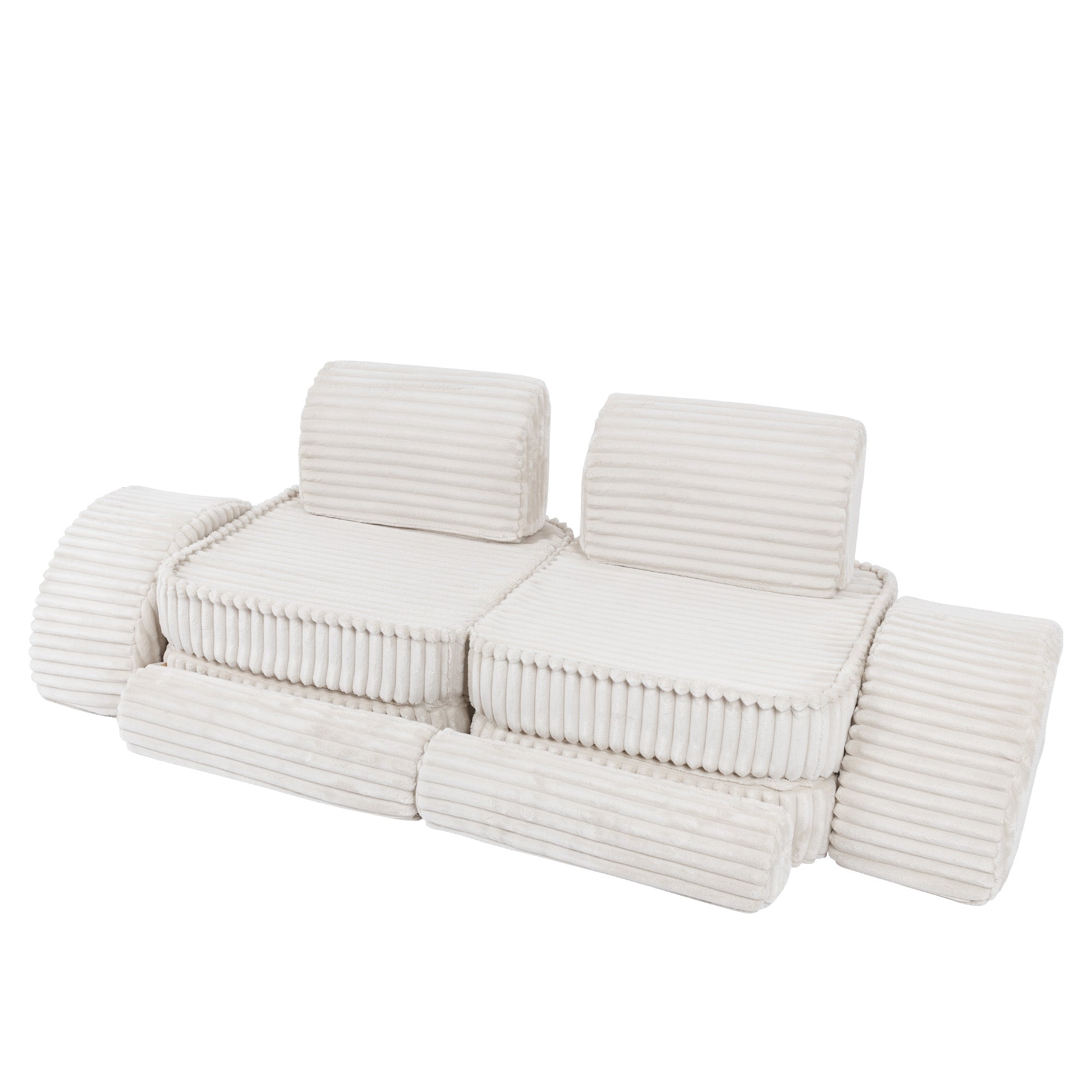 Meowbaby - Churros Sofa Max - Modular Kids Play Sofa Bed | 12 Pieces
