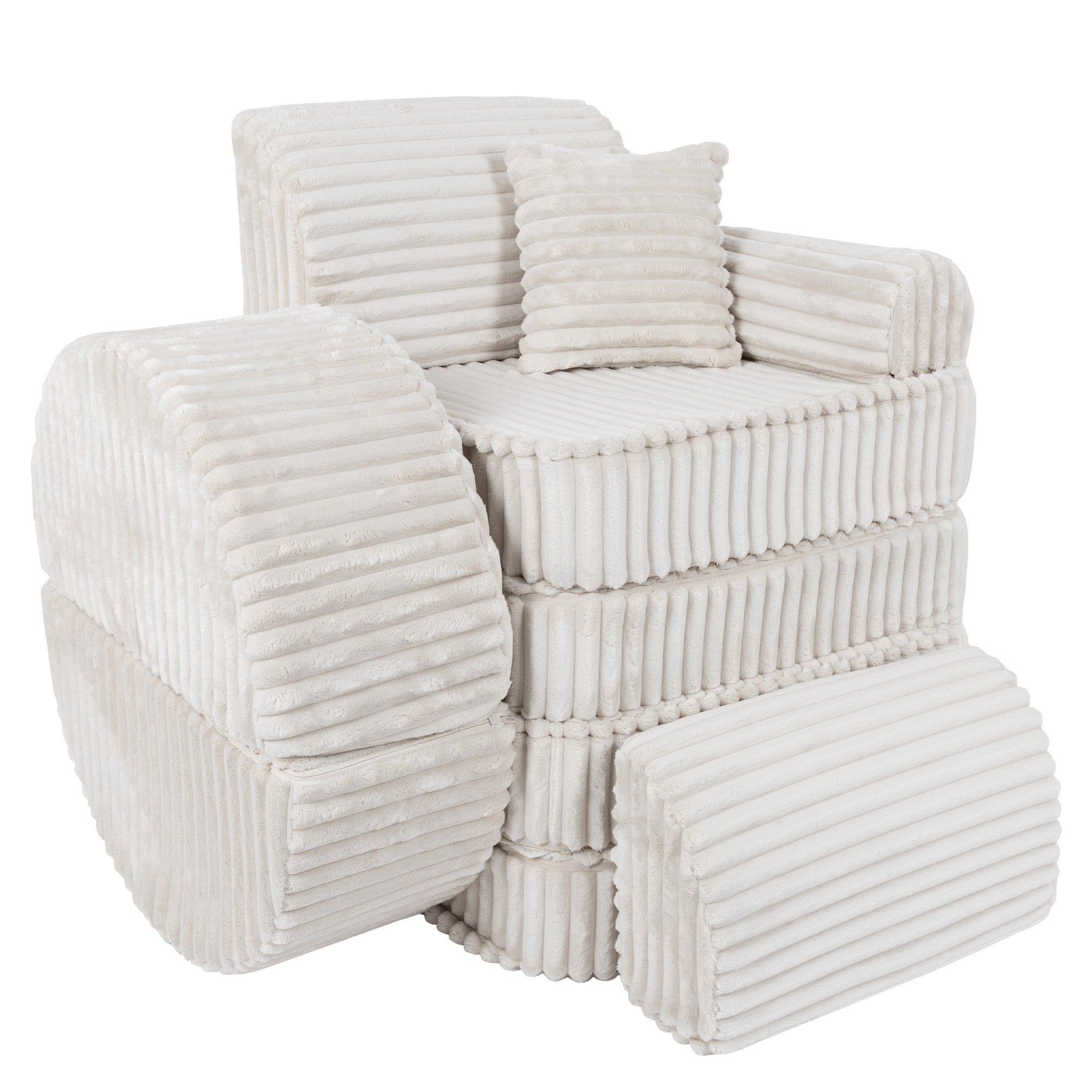 Meowbaby - Churros Sofa Max - Modular Kids Play Sofa Bed | 12 Pieces