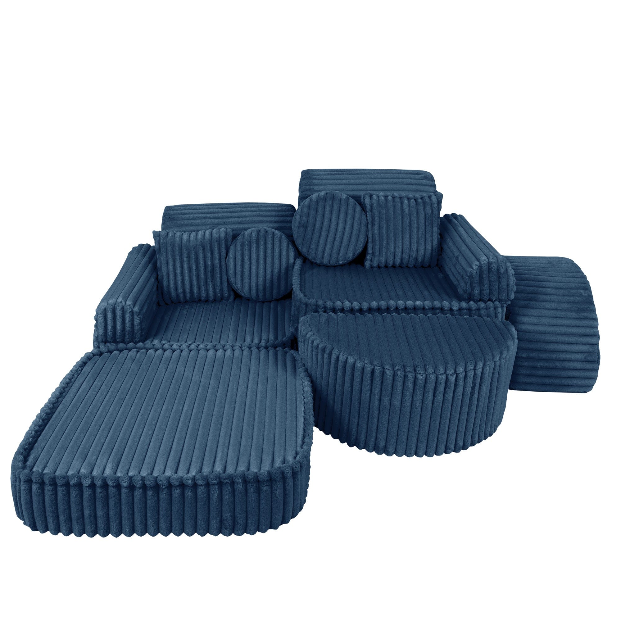 Meowbaby - Churros Sofa Max - Modular Kids Play Sofa Bed | 12 Pieces