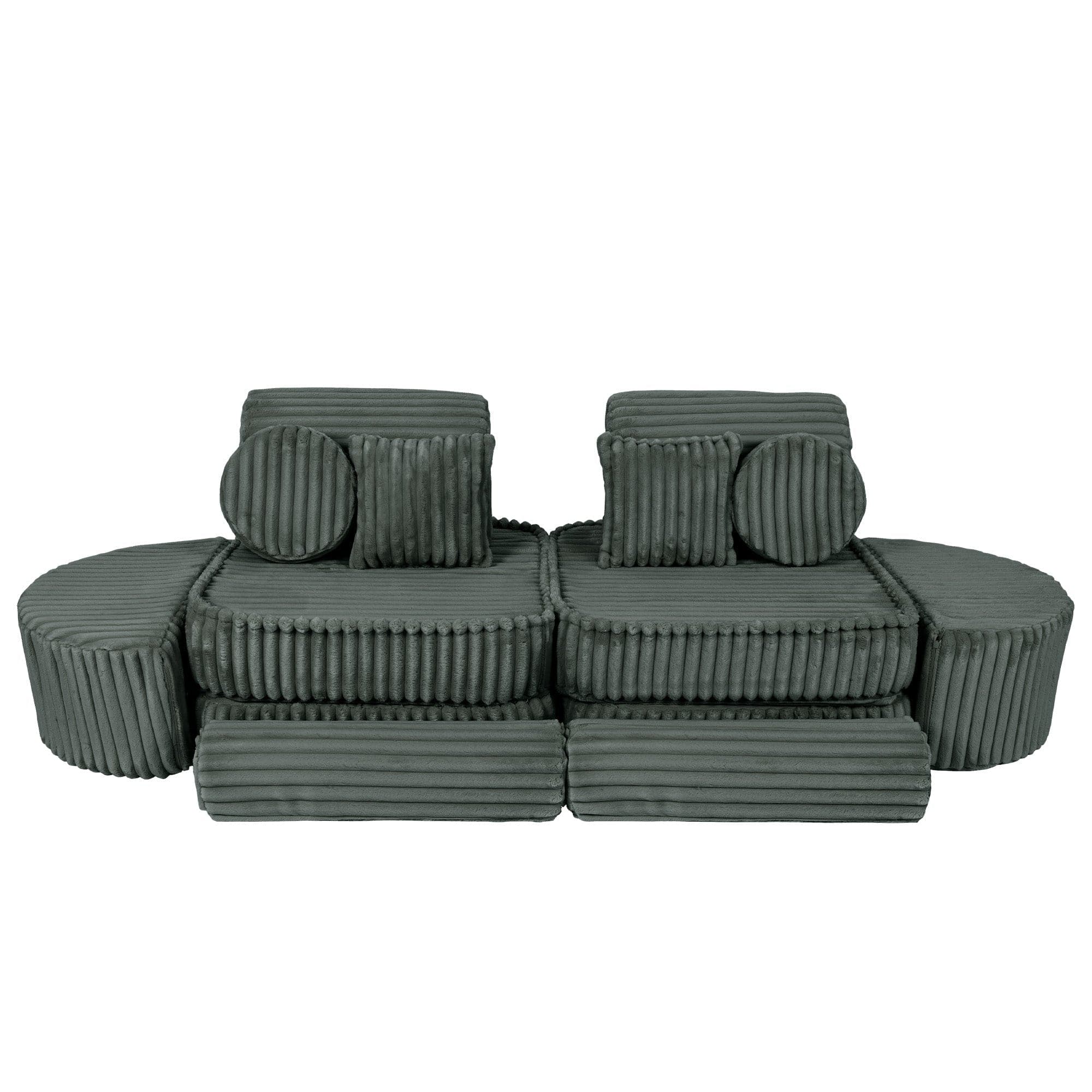 Meowbaby - Churros Sofa Max - Modular Kids Play Sofa Bed | 12 Pieces