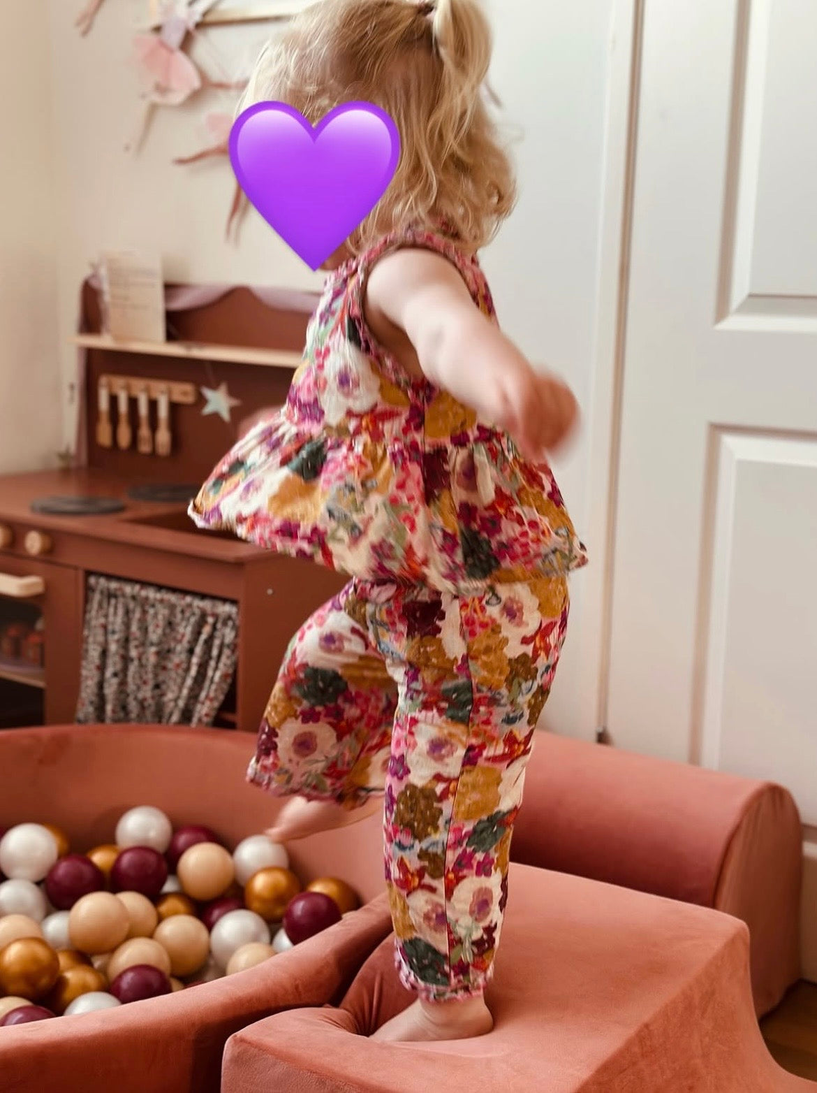 Parcours de motricité en velours | 3 pièces