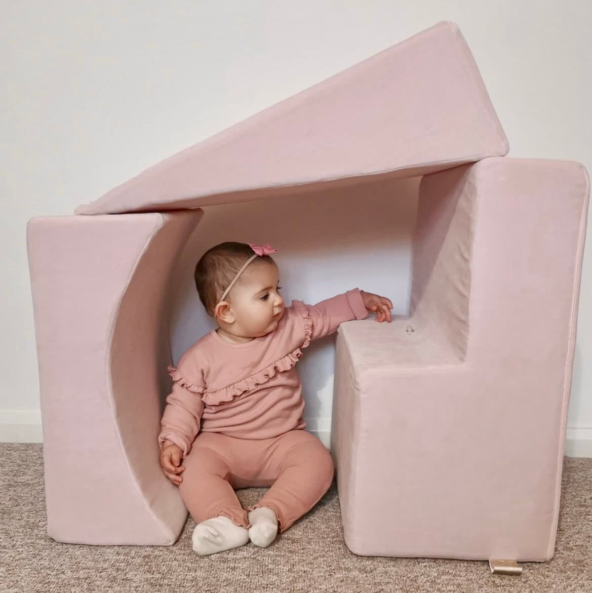 Parcours de motricité en velours | 3 pièces