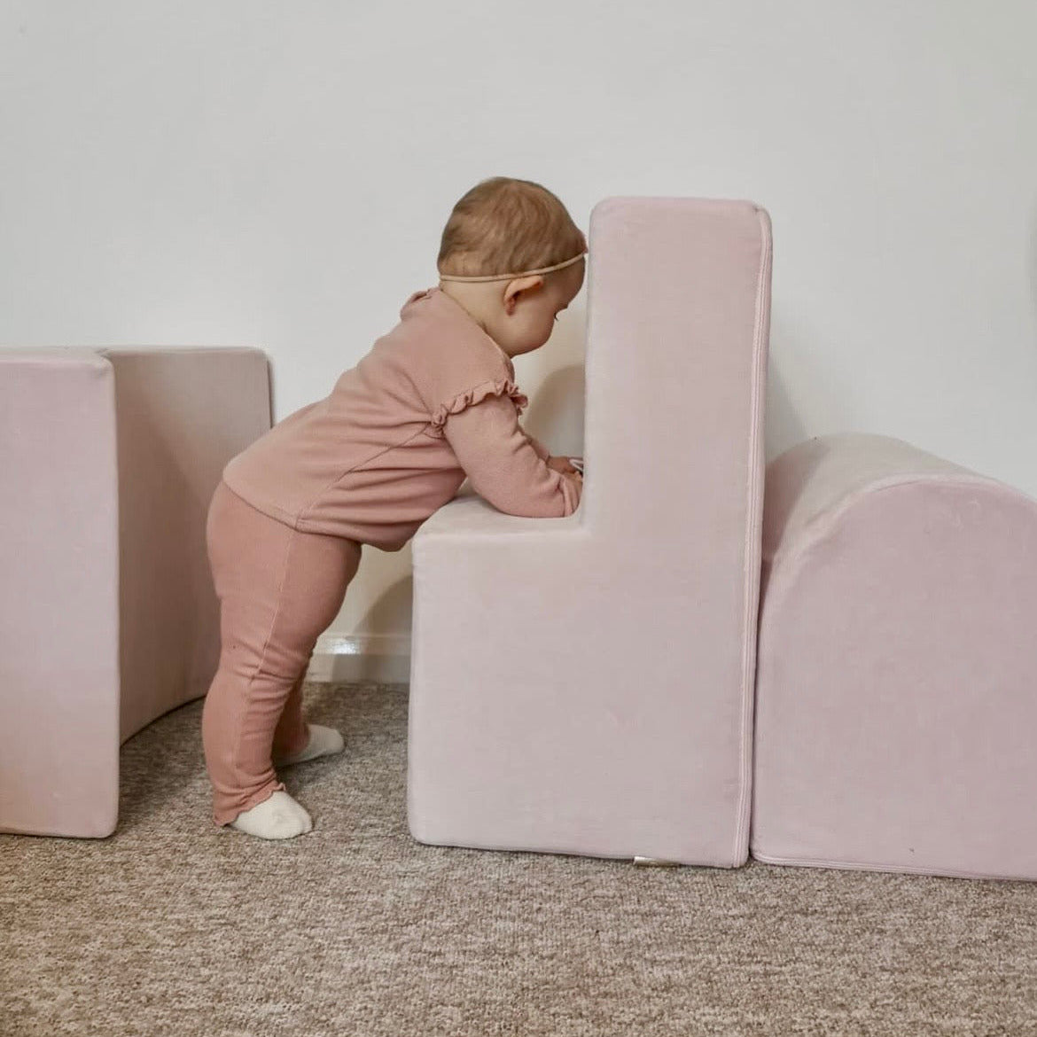 Parcours de motricité en velours | 3 pièces