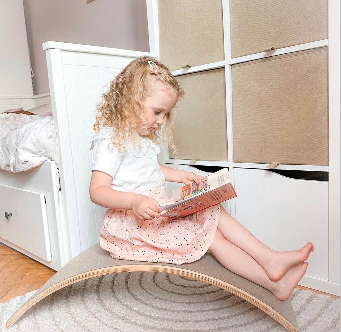 Planche d’équilibre avec feutre - Bois