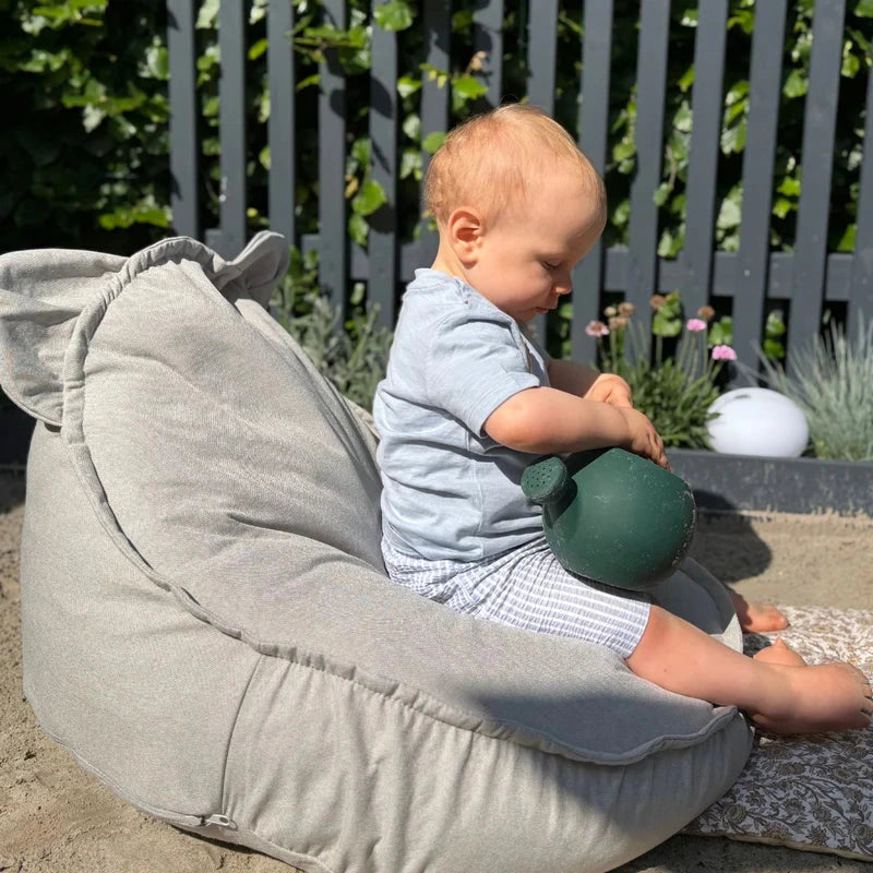 Pouf Ours d'extérieur en toile déperlante et résistante aux UV Outzy