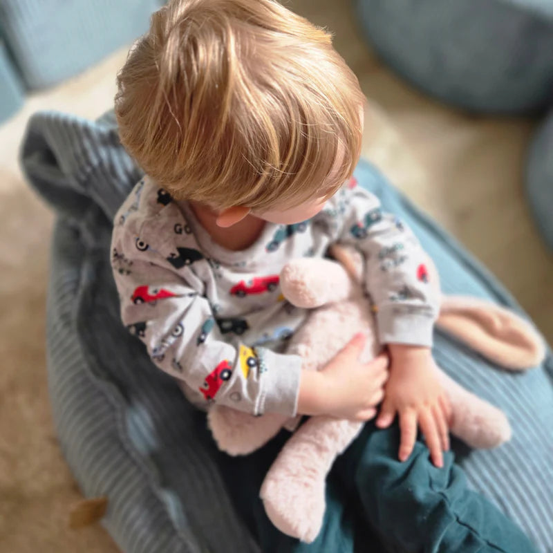 Pouf Ours en velours Corduroy à larges côtes Aesthetic