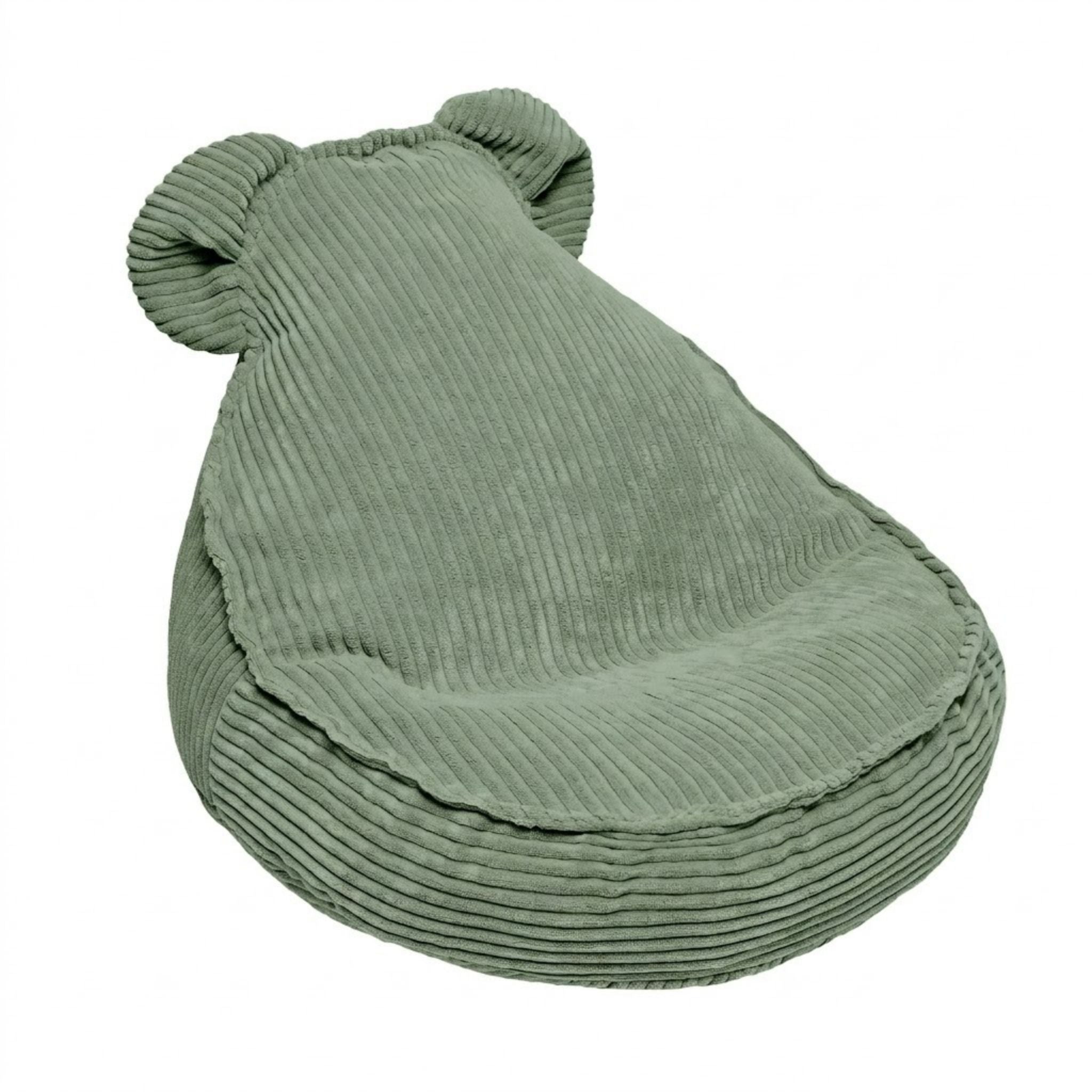 Pouf Ours en velours Corduroy à larges côtes Aesthetic