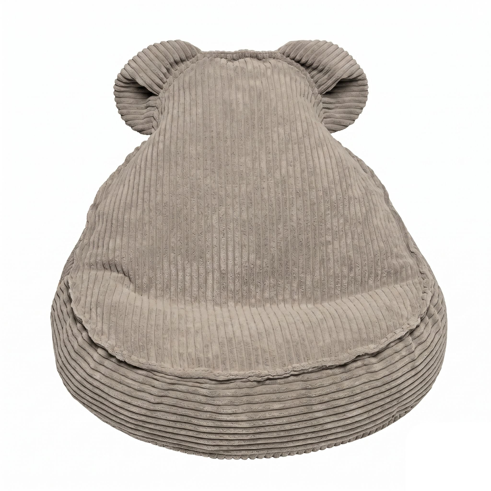 Pouf Ours en velours Corduroy à larges côtes Aesthetic