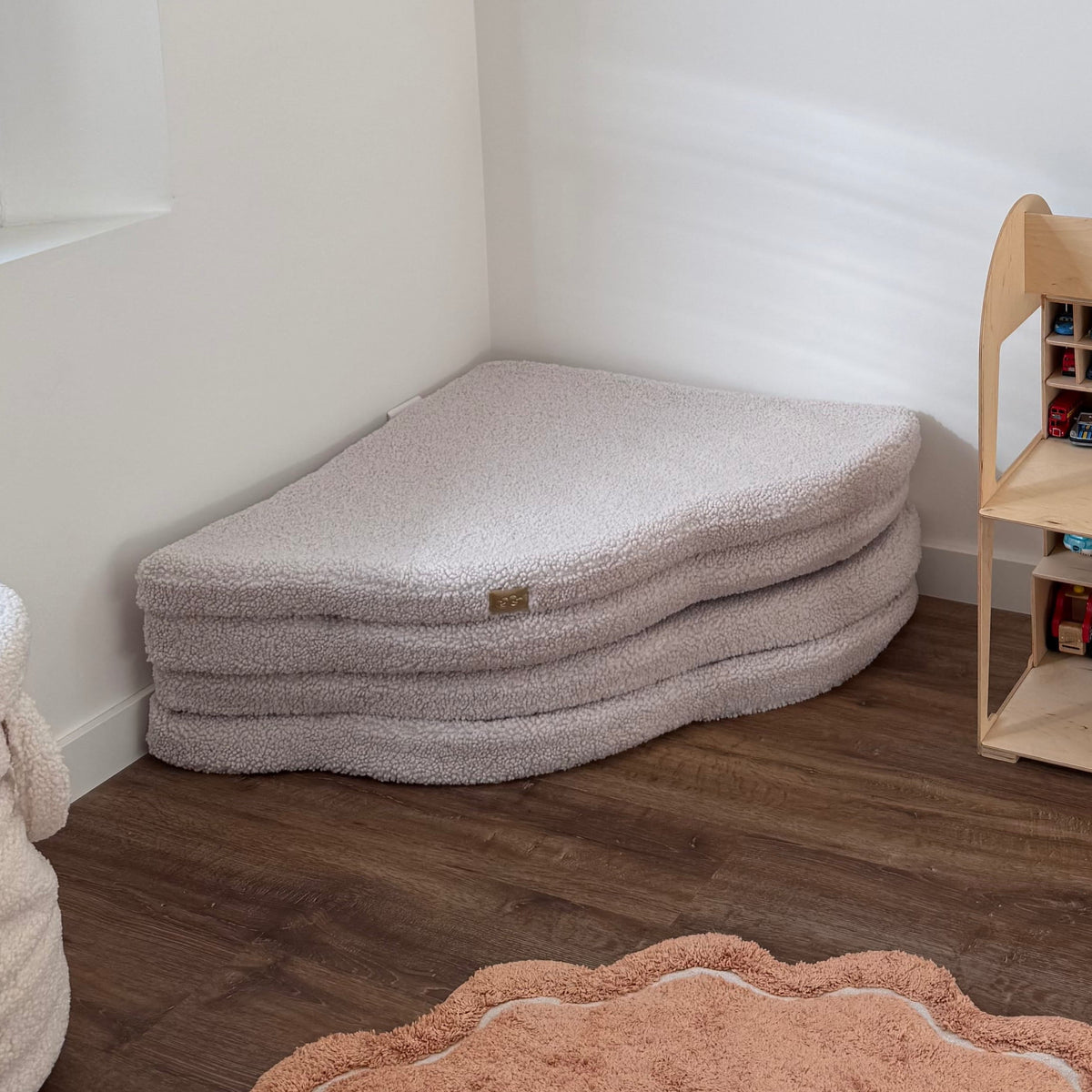 Tapis de jeu et d'éveil épais en peluche Bearly | Nuage