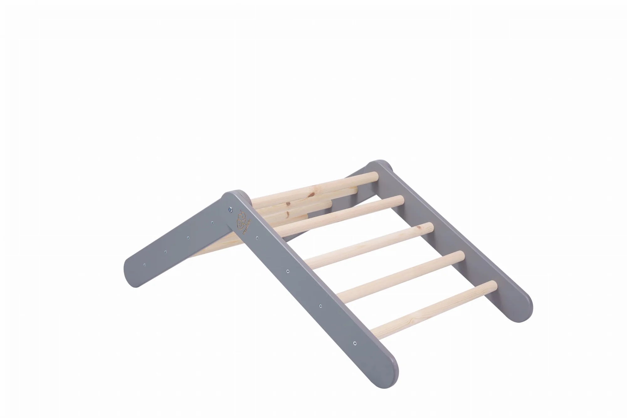 Triangle de Pikler XL ou double en bois, évolutif en cabane, avec option tente