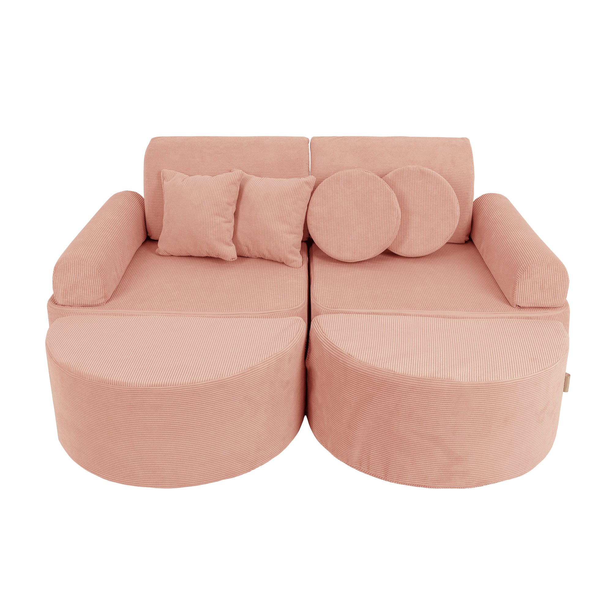 Canapé modulable Pocket en velours Corduroy à fines côtes Slimcord | 12 Pièces