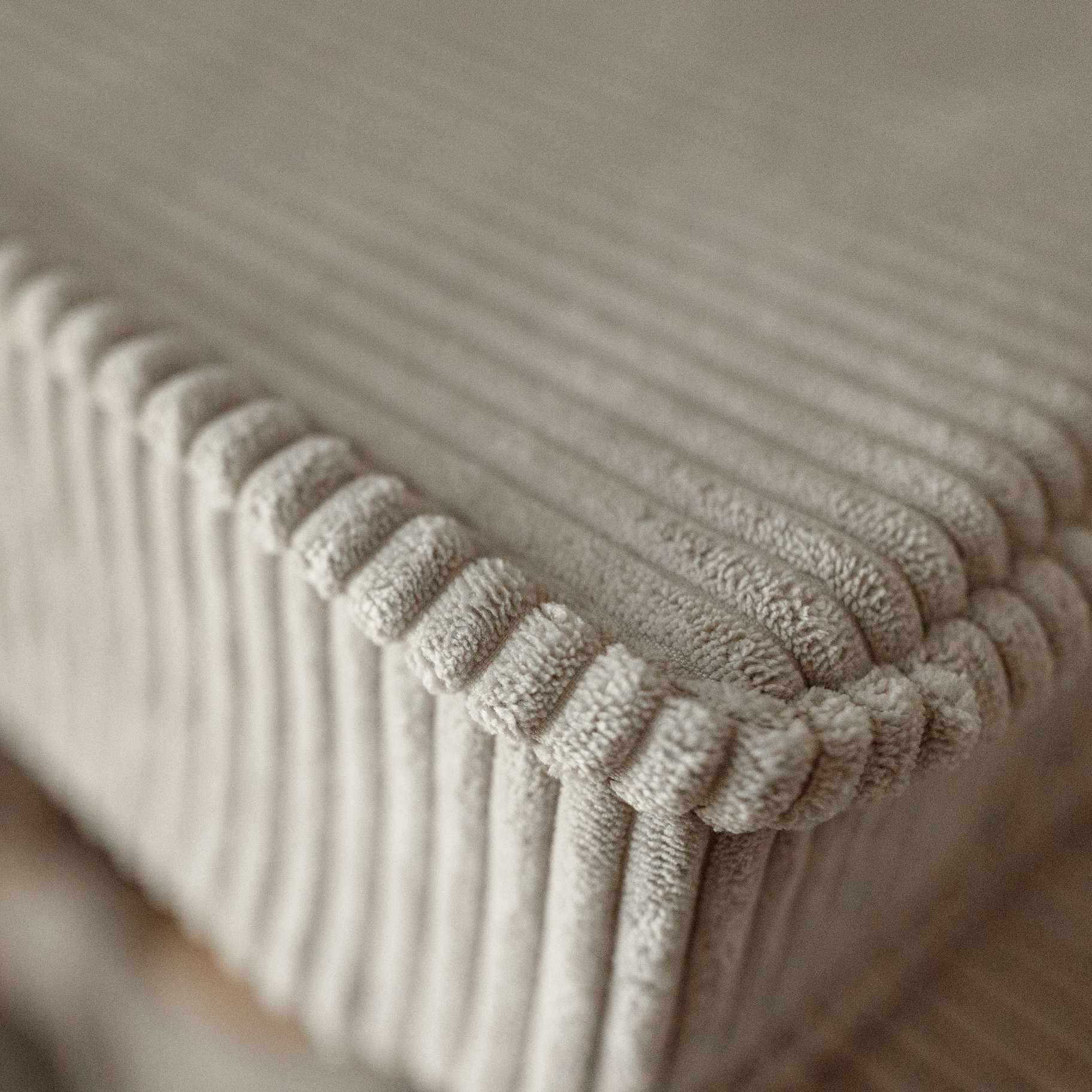 Canapé de jeu modulable Premium 160cm en velours Corduroy à larges côtes Aesthetic | 10 Pièces