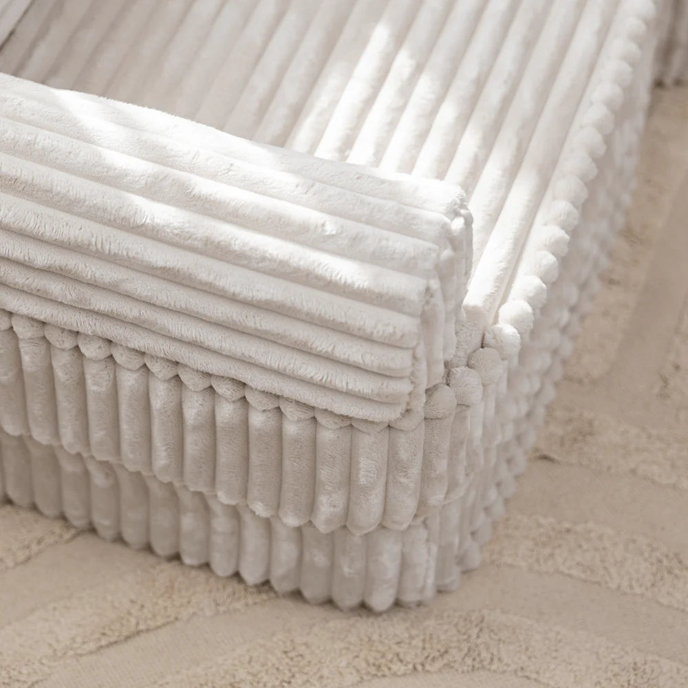 Canapé modulable Pocket en velours côtelé Churros | 10 Pièces