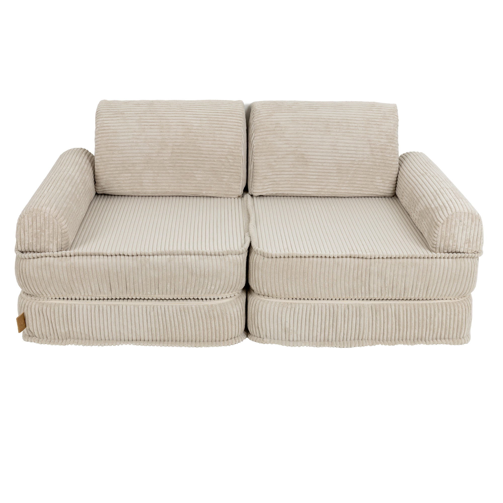 Canapé modulable Pocket en velours Corduroy à larges côtes Aesthetic | 10 Pièces