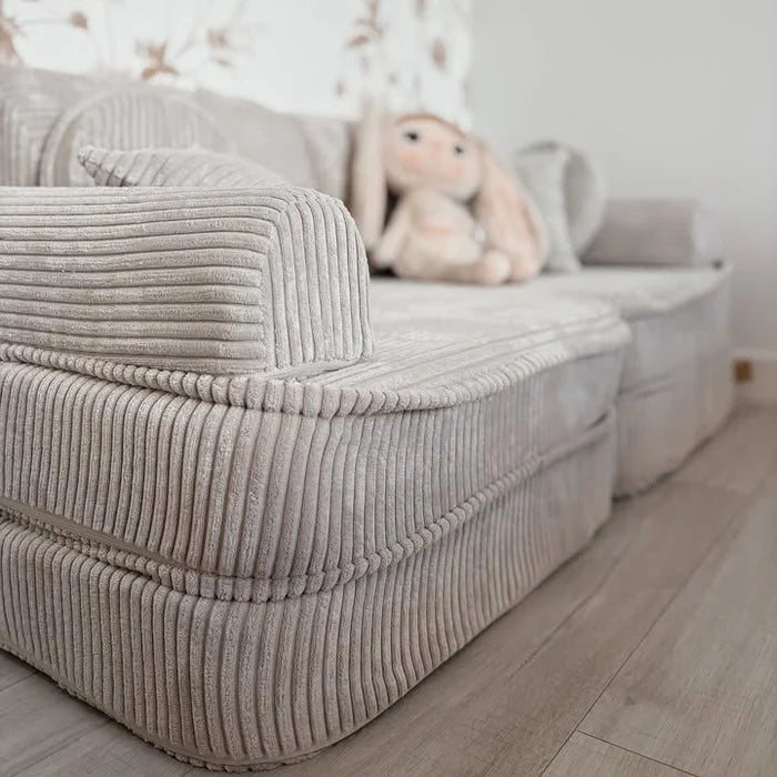 Canapé modulable Premium en velours Corduroy à larges côtes Aesthetic | 10 Pièces