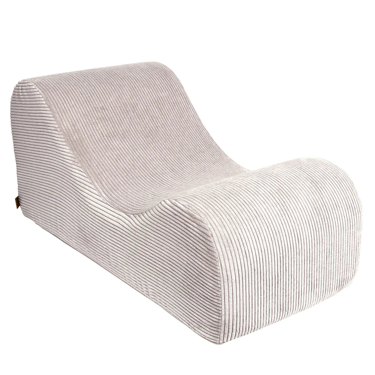Fauteuil lounge en velours Corduroy à larges côtes Aesthetic