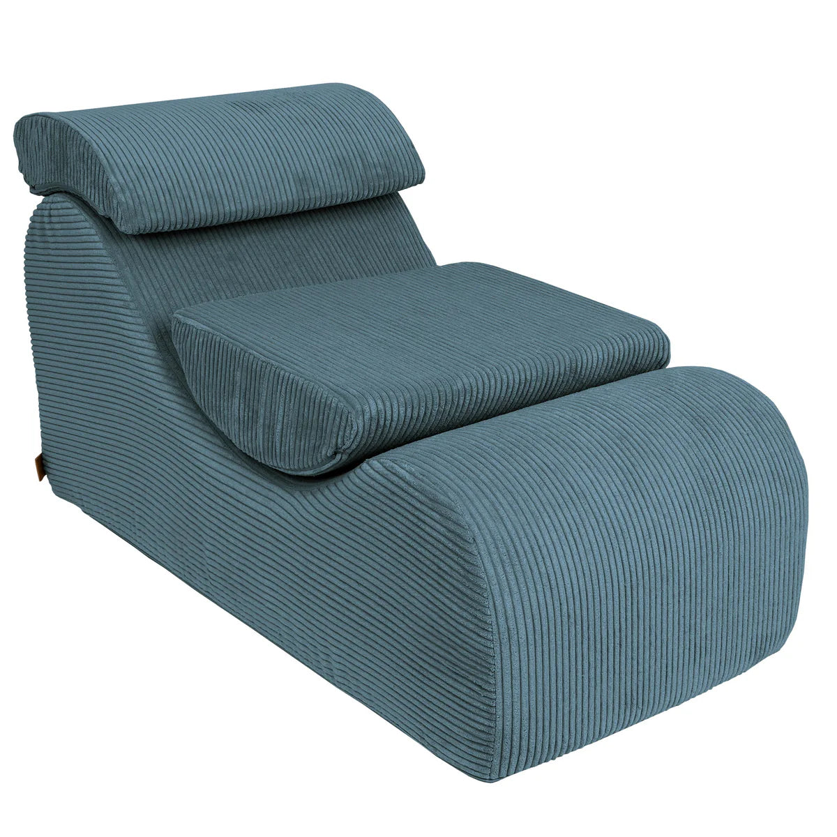 Fauteuil lounge en velours Corduroy à larges côtes Aesthetic