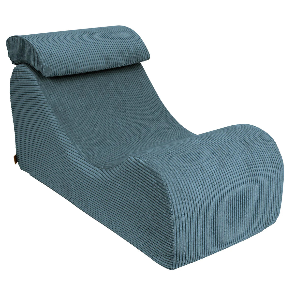 Fauteuil lounge en velours Corduroy à larges côtes Aesthetic