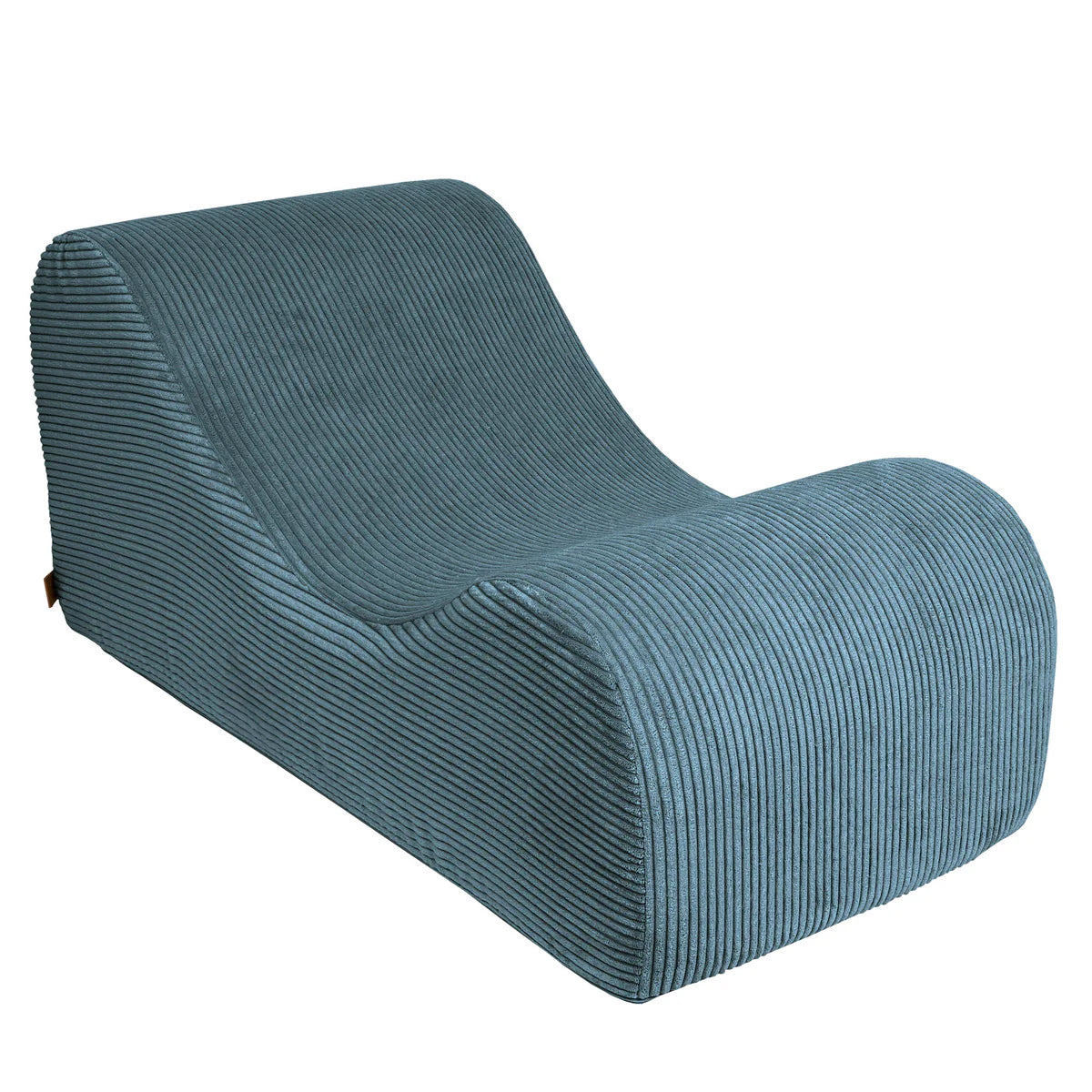 Fauteuil lounge en velours Corduroy à larges côtes Aesthetic