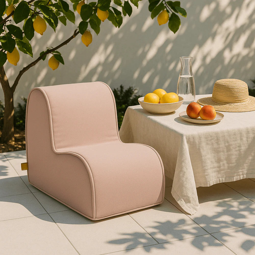 Fauteuil nuage d'extérieur en toile imperméable et résistante aux UV Outzy