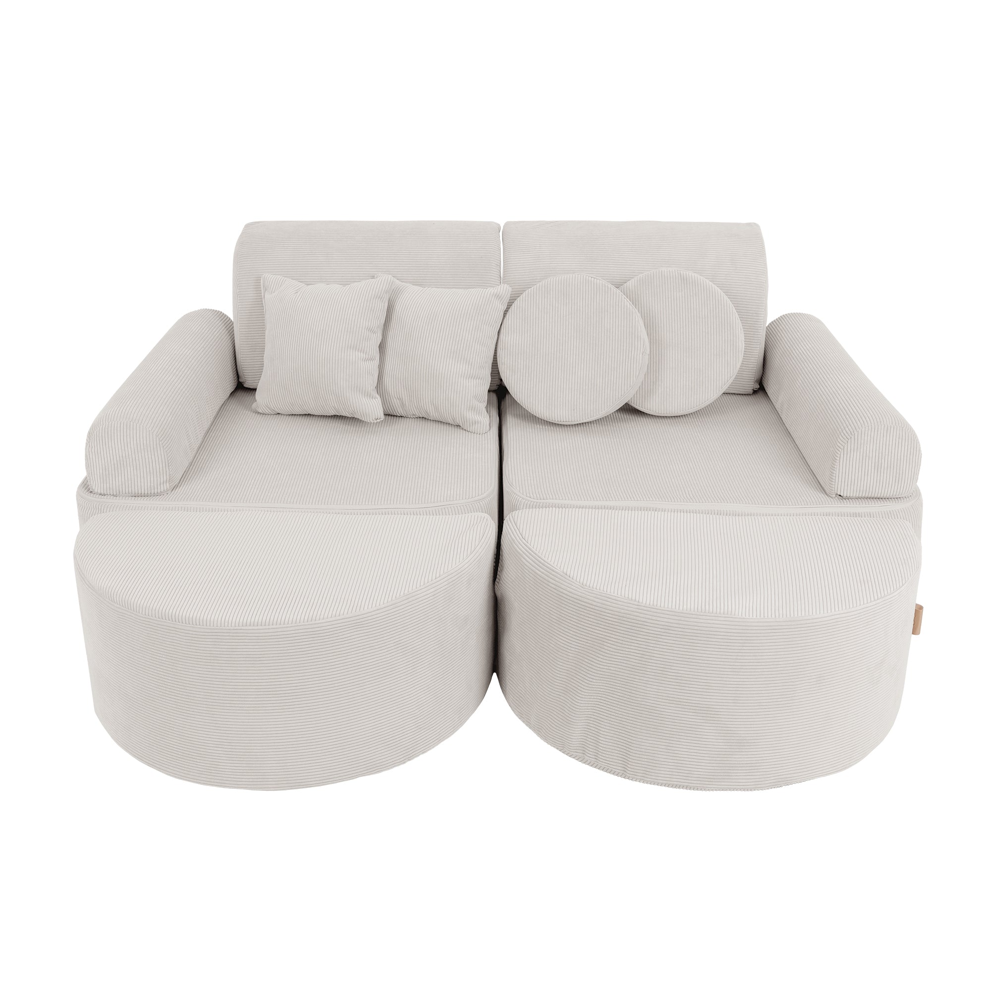 Canapé modulable Pocket en velours Corduroy à fines côtes Slimcord | 12 Pièces