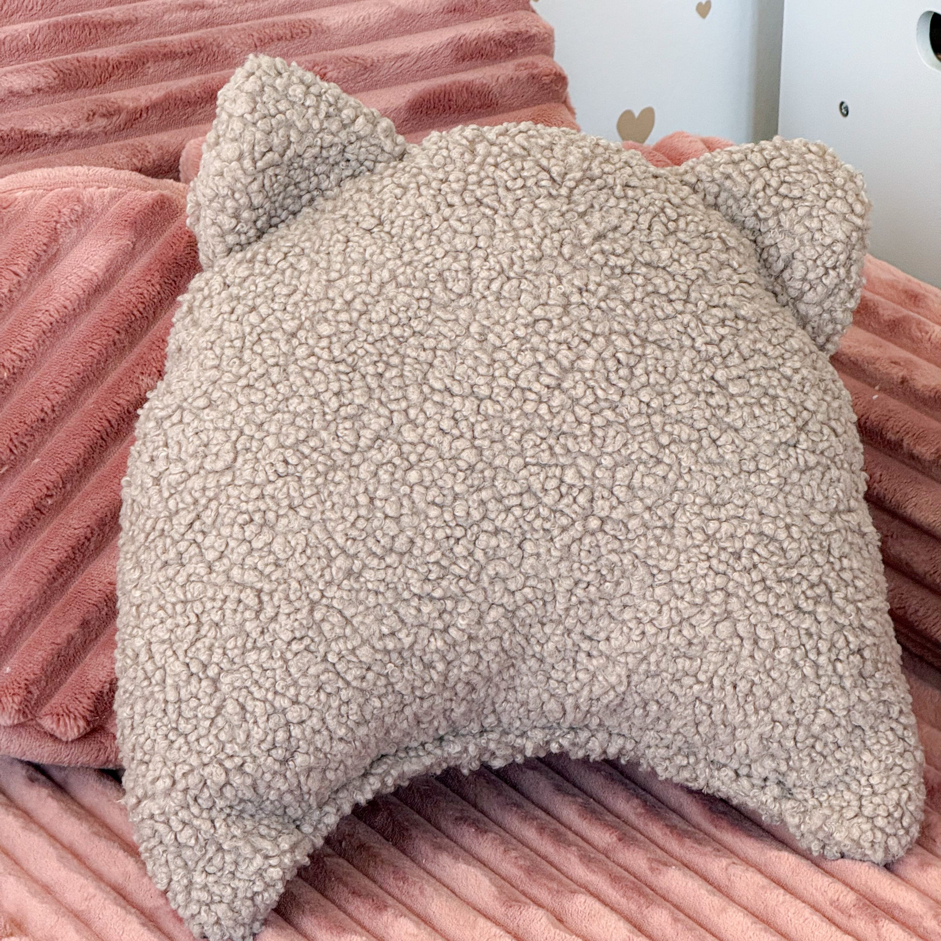 Grand coussin Ours en peluche Bearly en forme d'Ours